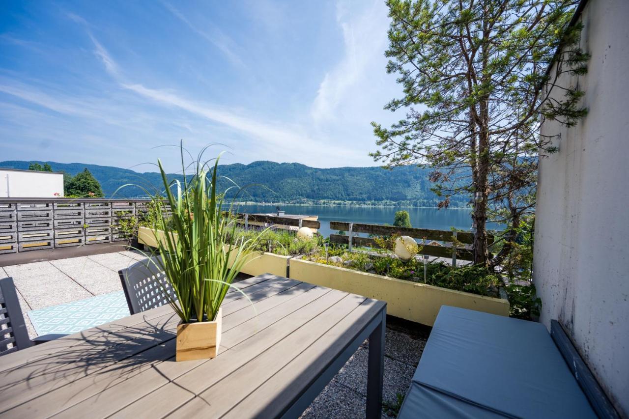 Wohnung Seeblick Sattendorf Bagian luar foto