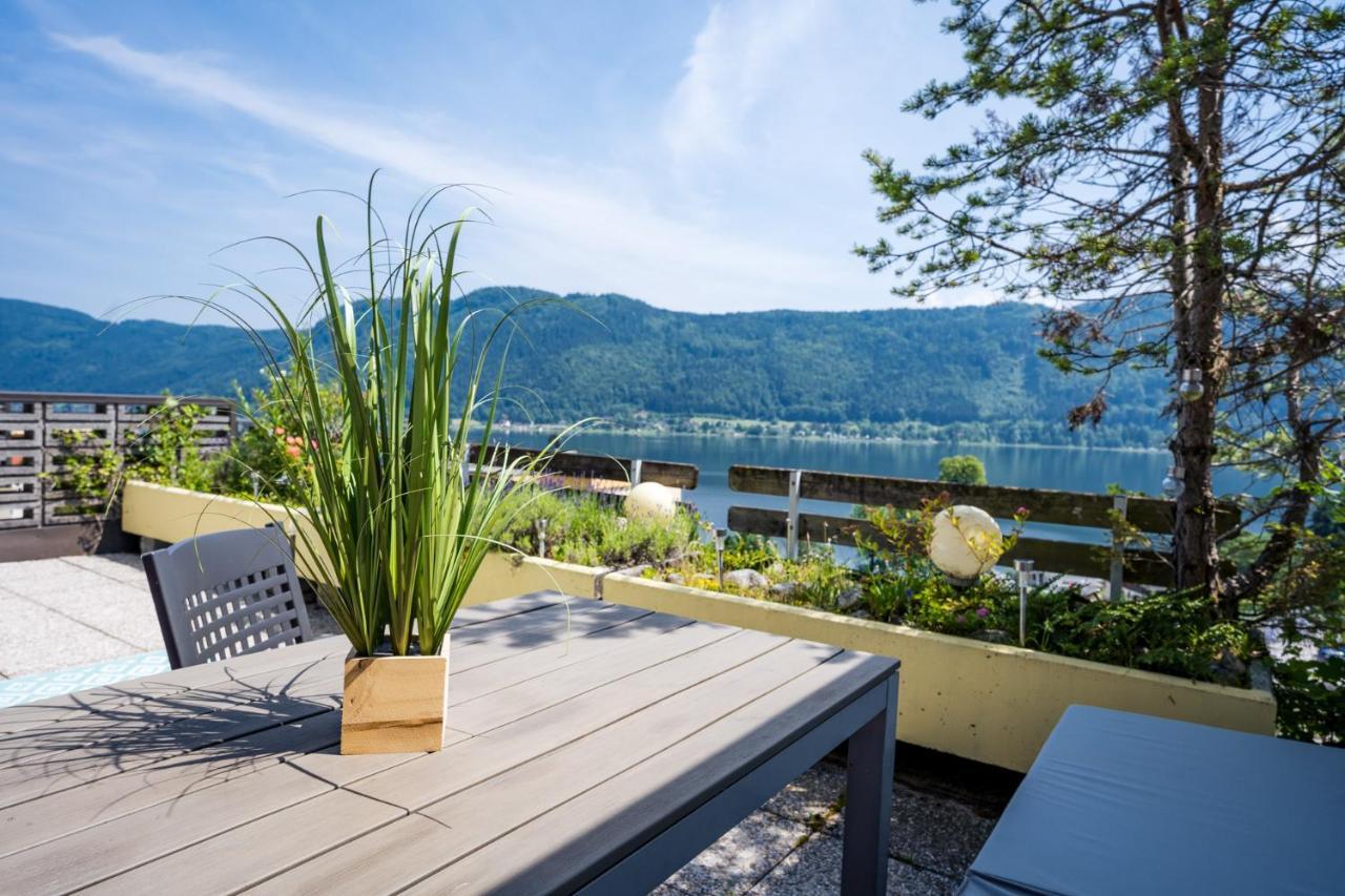 Wohnung Seeblick Sattendorf Bagian luar foto